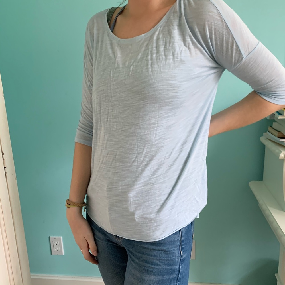 light blue jegging T // american eagle